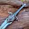 Anduin Wrynn Shalamayne Sword Replica 38 High Carbon Steel WoW Cosplay Display W Wall Plaque 4