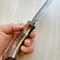 Handmade N690 Steel Hunting Knife Walnut Wood Heavy Duty Outdoor Blade 4