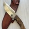 Handmade N690 Steel Hunting Knife Walnut Wood Heavy Duty Outdoor Blade 7