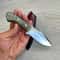 Full Tang Camping Skinning Knife With N690 Steel Maple Wood Grip 8