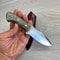 Full Tang Camping Skinning Knife With N690 Steel Maple Wood Grip 8