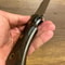 Survival Hunting Knife With Ebony Wood Grip Leather Sheath 1
