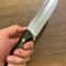 Survival Hunting Knife With Ebony Wood Grip Leather Sheath 4