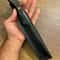 Survival Hunting Knife With Ebony Wood Grip Leather Sheath 6