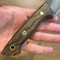 Handmade 80CrV2 Steel Hunting Knife Walnut Wood Bushcraft Camping Blade 3