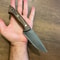 Handmade 80CrV2 Steel Hunting Knife Walnut Wood Bushcraft Camping Blade 4