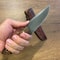 Handmade 80CrV2 Steel Hunting Knife Walnut Wood Bushcraft Camping Blade 0
