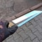 Handmade 5160 Steel Hunting Knife Walnut Wood Heavy Duty Outdoor Blade 2