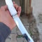 Premium Camping Survival Knife With 1075 Steel White Corian Handle 3