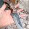 Premium Full Tang Outdoor Knife With 1075 Steel Walnut Wood Handle 0