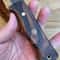 Handmade 1075 Carbon Steel Hunting Knife Acid Washed Outdoor Survival Blade 3