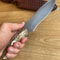 Premium Full Tang Survival Knife With 1075 Steel Stag Horn Handle 2