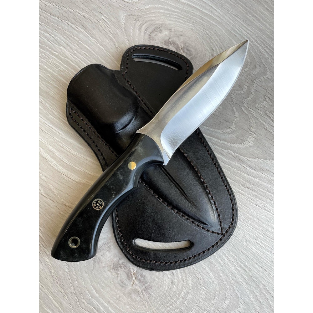 Bushcraft Camping Knife With Blacksmith Forged 1075 Carbon Steel Design 2