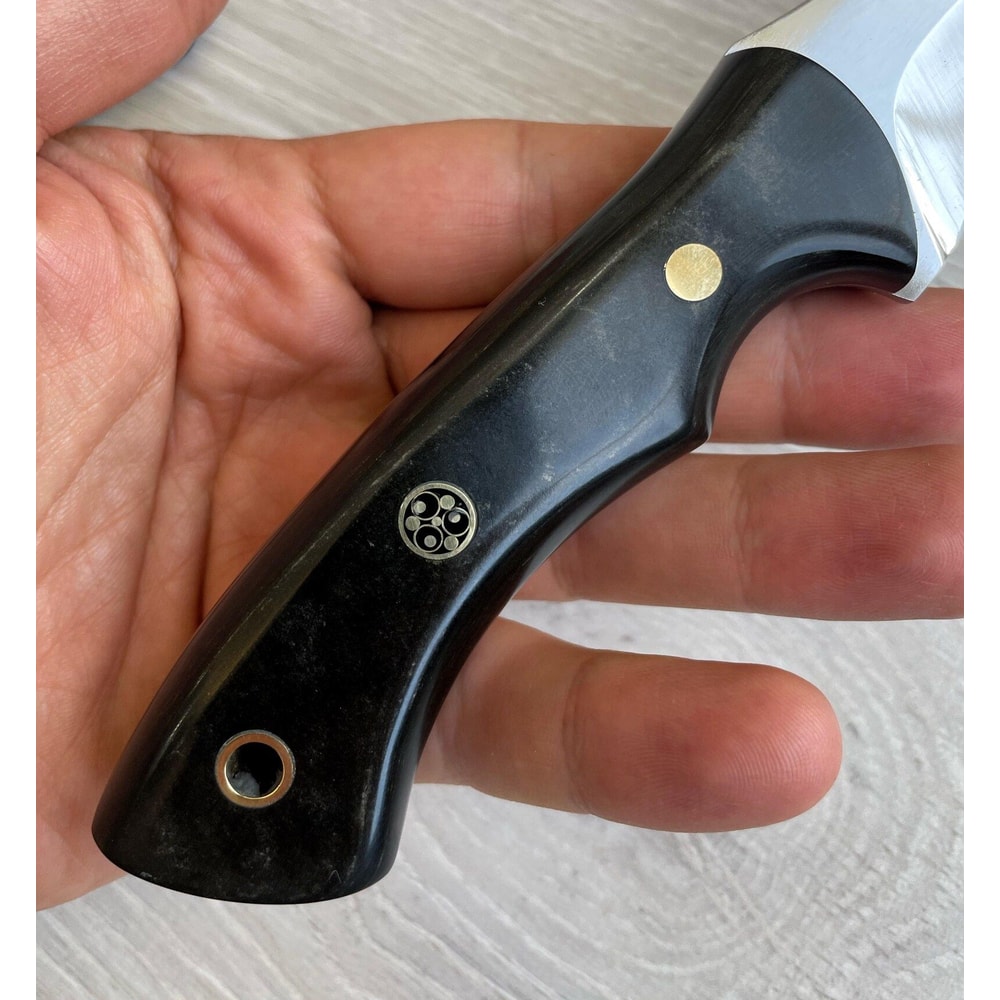 Bushcraft Camping Knife With Blacksmith Forged 1075 Carbon Steel Design 5