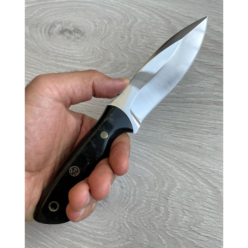 Bushcraft Camping Knife With Blacksmith Forged 1075 Carbon Steel Design 1