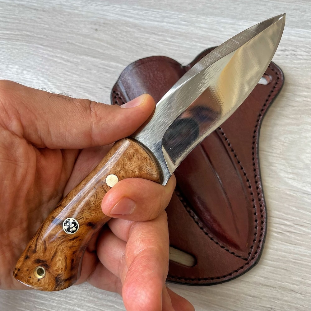 Hand Forged Survival Knife Lightweight Camping Hunting Companion 2