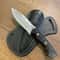 Handmade 1075 Steel Hunting Knife Black Compact Handle Outdoor EDC Blade 5