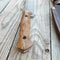Premium Survival Cleaver Knife With Walnut Handle Stonewashed Finish 1