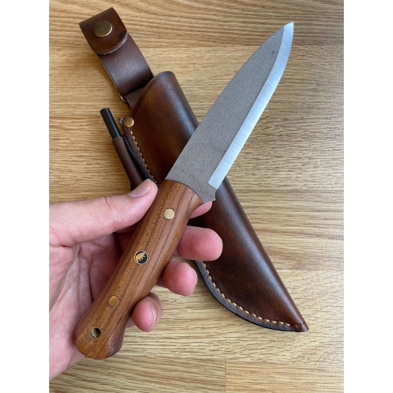 Compact Bushcraft Carving Knife N690 Steel Outdoor Craft Blade 0
