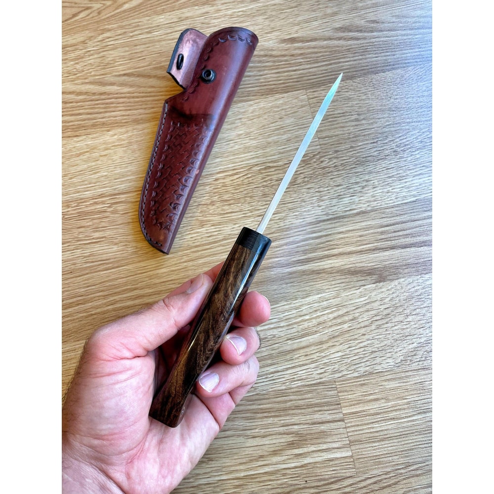 Full Tang Carving Knife With Silverberry Wood Ergonomic Handle Wedding GIFT 2