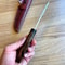 Full Tang Carving Knife With Silverberry Wood Ergonomic Handle Wedding GIFT 2