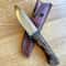 Full Tang Carving Knife With Silverberry Wood Ergonomic Handle Wedding GIFT 3