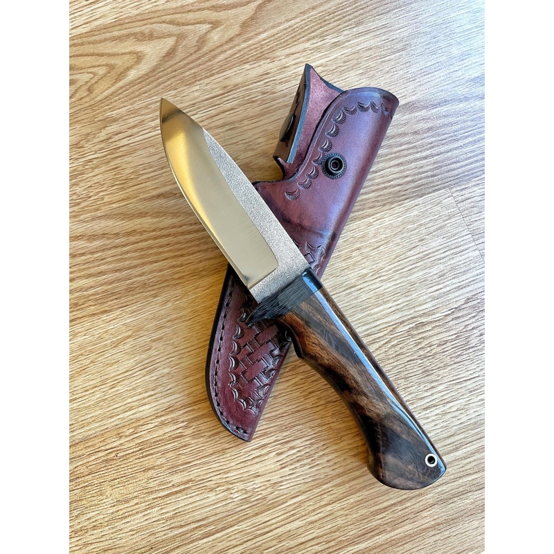 Full Tang Carving Knife With Silverberry Wood Ergonomic Handle Wedding GIFT 3