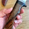 Full Tang Carving Knife With Silverberry Wood Ergonomic Handle Wedding GIFT 6