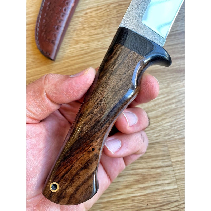 Full Tang Carving Knife With Silverberry Wood Ergonomic Handle Wedding GIFT 6
