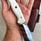 Full Tang Outdoor Carving Knife With Natural Silverberry Wood Grip 3