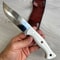 Full Tang Outdoor Carving Knife With Natural Silverberry Wood Grip 6