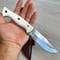 Full Tang Outdoor Carving Knife With Natural Silverberry Wood Grip 9
