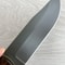 Heavy Duty Camping Knife With Gloss Walnut Handle Bowie Profile 2