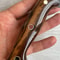 Heavy Duty Camping Knife With Gloss Walnut Handle Bowie Profile 3