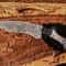 Outdoor Survival Bowie Knife With Elegant Camel Bone Handle 5