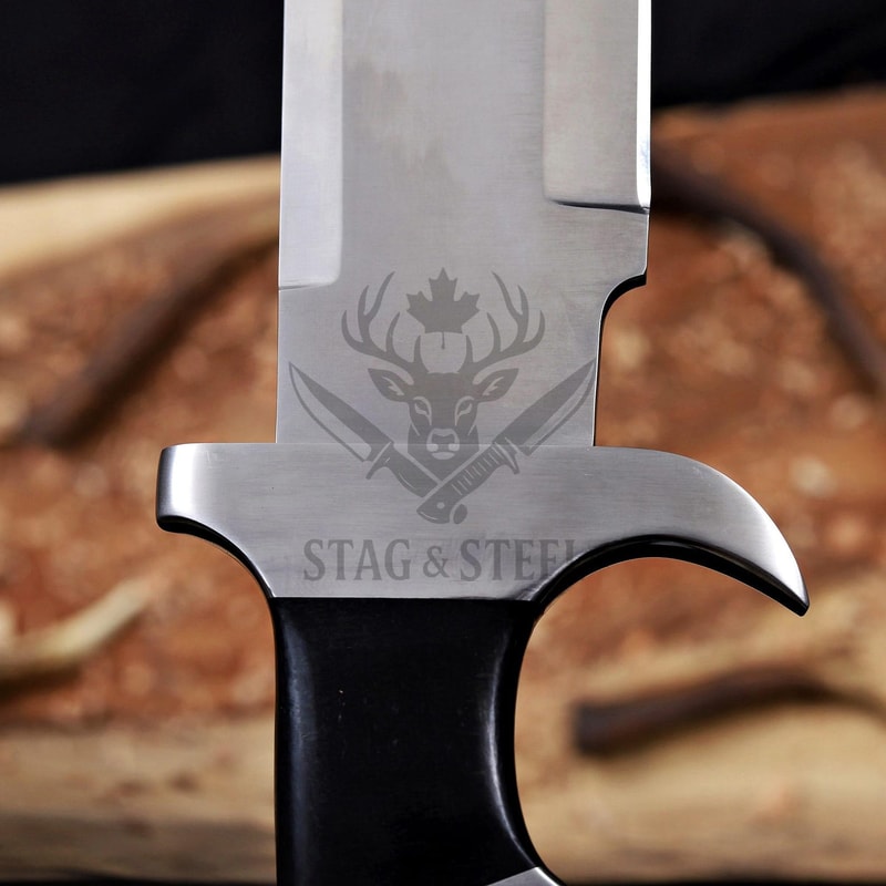Premium Outdoor Bowie Knife With Durable G10 Handle Design 3