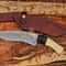 Tactical Style Damascus Bowie Knife For Camping Wilderness Use 7