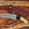 Tactical Style Damascus Bowie Knife For Camping Wilderness Use 7
