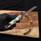 Handmade Camel Bone Damascus Bowie Knife For Hunting Survival 4