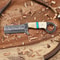 Handmade Camel Bone Damascus Bowie Knife For Hunting Survival 6