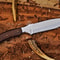 Handmade D2 Steel Survival Knife With Natural Antler Handle 2