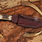 Handmade D2 Steel Survival Knife With Natural Antler Handle 5
