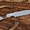 Handmade D2 Steel Survival Knife With Natural Antler Handle 6
