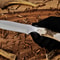 Handmade D2 Steel Survival Knife With Natural Antler Handle 0