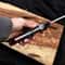 Copper Damascus Bowie Knife With Elegant Resin Ergonomic Grip 3
