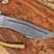 Full Tang Damascus Hunting Knife Stainless Steel Outdoor Bowie Blade 3
