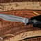 Full Tang Damascus Bowie Knife With Leather Sheath Gift Knife 3