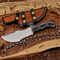 Handmade D2 Steel Outdoor Knife With Ergonomic Micarta Handle 0