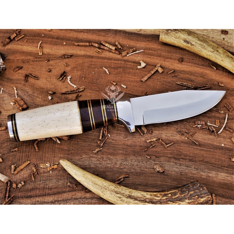 Full Tang D2 Steel Hunting Knife For Collectors Outdoorsmen 2