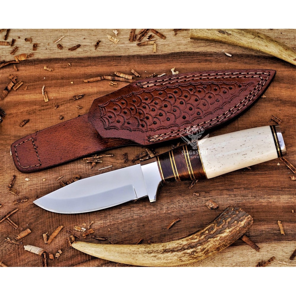 Full Tang D2 Steel Hunting Knife For Collectors Outdoorsmen 3